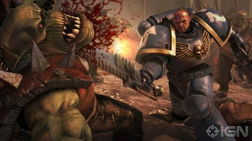 Warhammer 40,000: Space Marine - Первый взгляд на игру от IGN. Обе части.